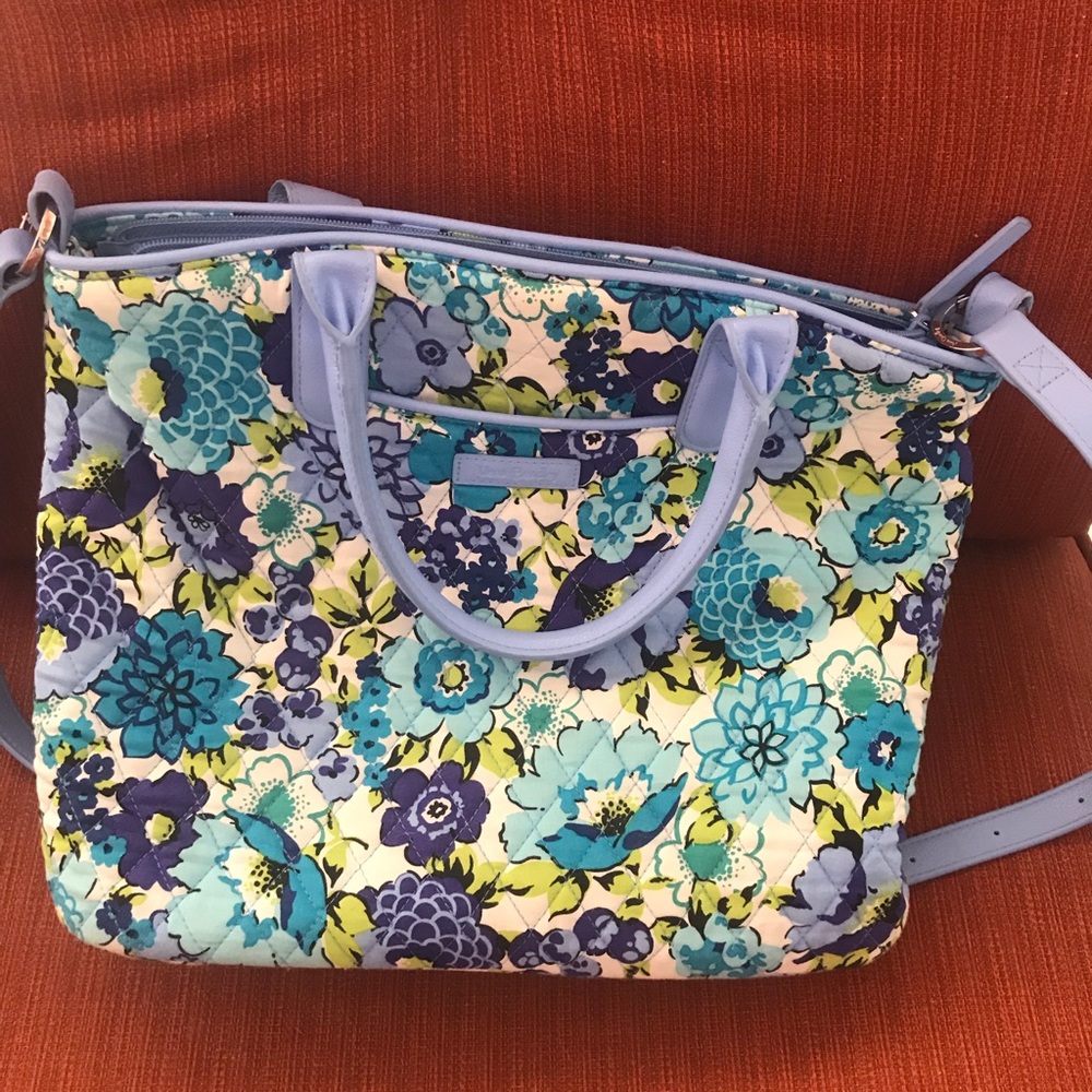 Blueberry Blooms Day Off Satchel/Tote